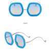 Oversized Luxury Diamond Shiny Sunglasses Women Irregular Round Crystal Sun Glasses Men UV400 Shades Eyewear Polygonal Sunglass