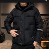 Men Harajuku Colorful Bubble Coat Winter Jacket 2024 Mens Streetwear Hip Hop Parka Korean Yellow Black Clothes Puffer Jackets