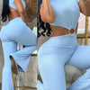Ladies Jumpsuit Summer Outfit 2023 Sexy O-Ring Decor Cutout Short Sleeve Jumpsuit Sexy Backless Cutout High Waist Jumpsuit