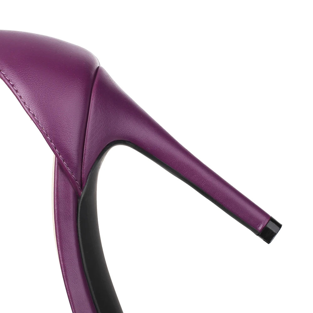 New Design Luxury Glod Purple Stilettos Pointed Toe T-strap High Heels Women Sandals Summer Party Dress Prom Shoes Pumps 2024