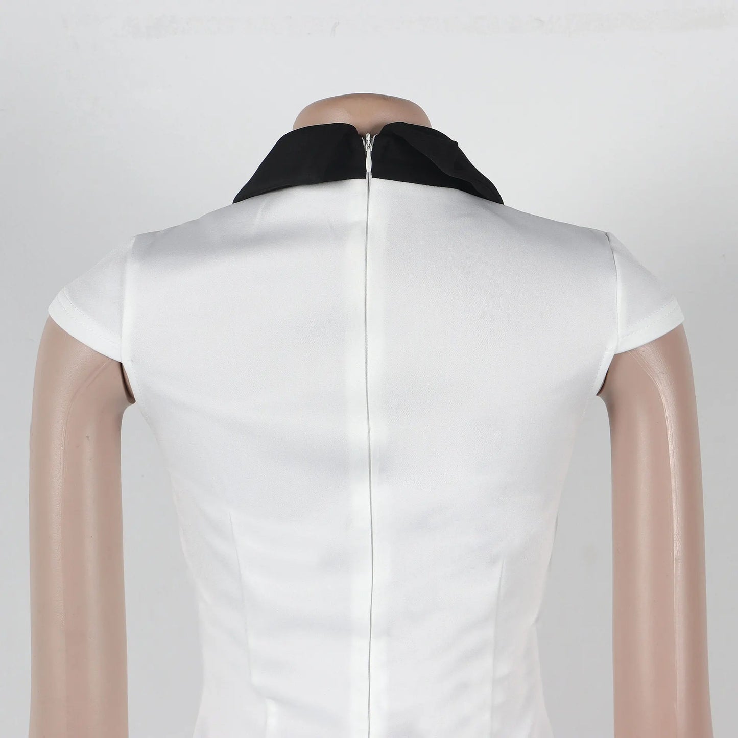 Ladies Streetwear Sleeveless Bodycon Dress 2024 Summer Autumn Women Mini Dresses Women Sweatshirts White Black Dress Clothing