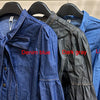 Gymystars New Trendy Imitation Denim Blouse Tops for Women Long Puff Sleeves Bow-Embellished High Neck Women's Autumn Shirts