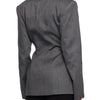 TWOTWINSTYLE Patchwork Lace Up Hollow Out Blazer For Women Notched Collar Long Sleeve Tunic Designer Blazers Female Fashion New
