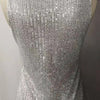 Women's Summer New Item Solid Color Fashion Sequin Light Mature Sexy V-neck Sleeveless Camisole Vest Pullover Top
