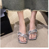 2024 Summer New Velcro Casual Roman Beach Sandals Plus Size 36-43 Thick Soled Outer Wear Sandals