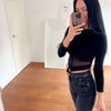 Summer Women T Shirt Girls T-Shirt Woman Clothes Long Sleeve Tops Spring Black Slim Tshirt Female Crop Top Tee Sexy Skinny Y2k
