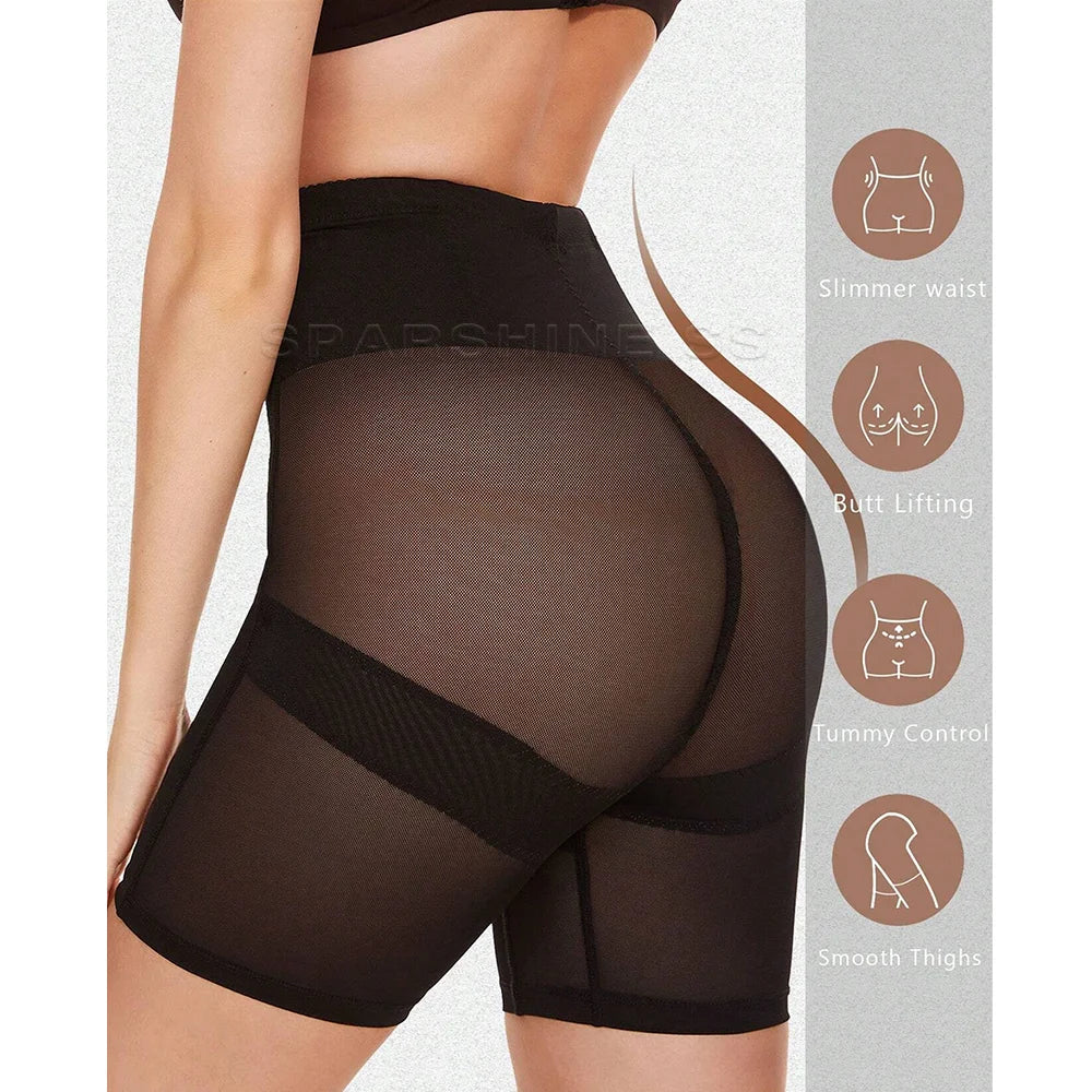 Fajas Colombianas Seamless Comfort Slimming Body Shaper High Waisted Shapewear Shorts for Women Tummy Control Panty