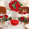 50-200PCS Artificial Roses Flowers Foam Flowers with Stems Fake Roses for DIY Wedding Bouquets Centerpieces Valentine's Day
