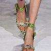 2024 Luxury Rhinestone Pointed Sandals Prom Super High Heel Sandals Slim Heel Dress Show Sandals Oversized 34-43 Women's Shoes