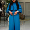 Spring Clothes for Women 2 Piece Sets Women Outfit Lantern Sleeves Suit with Wide Pants and Top High Street Ladies Elegant Sets