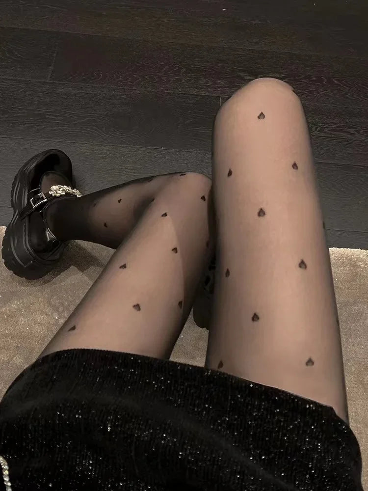 New Warm Tights For Women Winter Fleece Leggings Thermal Stockings Woman Insulated Printed Pantyhose
