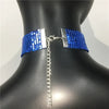 Fashion Metal Sequins Chokers Necklace Jewelry Women Statement Choker Wedding Necklace Jewelry Accessories For A Gift