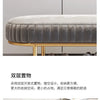 Shoes Rack with Soft Velvet Seat Cushion Shoe Bench Storage Entrance Living Room Furniture Space Saving