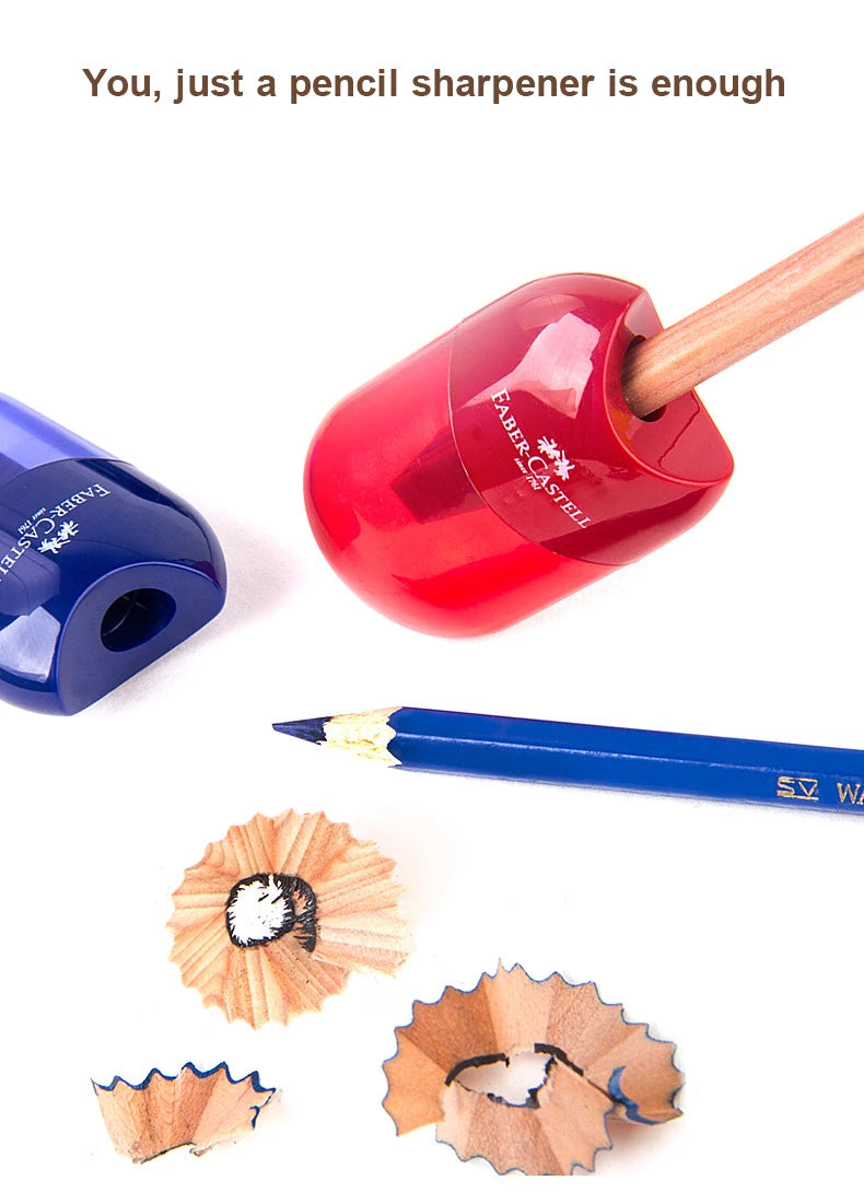1Pc Double Hole Pencil Sharpener Transparent Pen Knife Kid Student Cutting Manual Pencil Sharpener Stationery School Supplies