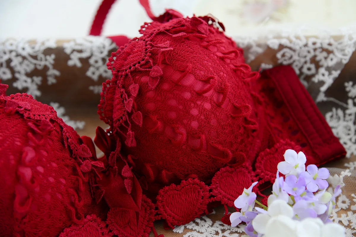 Midnite StarSolid Wireless Sexy Simple Push Up Bra Lace Floral Adjusted Bralette Lingerie Comfort Breathable Bras For Women