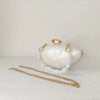Shell Brand Pearl Brown Marble Acrylic Box Clutches Evening Bag Wedding Party  Female Mini Purse Evening Female Bridal Handbag