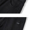 Men's pure black jeans Korean version trendy straight fit pants men's comfortable and elastic classic business jeans