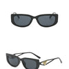 New Small Frame Cat Eye Sunglasses Women Personality Hollow Triangle Sun Glasses Men Trendy Retro Oval Gafas De Sol Mujer