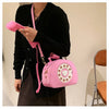 Stylish Women Telephone Shaped Crossbody PU Leather Shoulder Bag Female Casual Handbag Shopping Street School Satchel Tote Purse