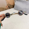 Fashion Diamond Round Sunglasses Women Luxury Rhinestone Shades UV400 Sun Glasses Female Punk Brand Designe Eyewear Men Eyeglass