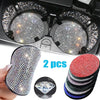2Pcs Car Non Slip Water Cup Pad Diamond Car Coaster Water Cup Insert Coasters Pads Universal Car Cup Holder Interior Accessories