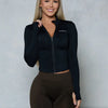 Women BUM New Sculpting Jacket Running Elasticity Yoga Jacket Slim Top Coat Women's Sports Jacket Gym Long Sleeves Women Zipper