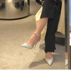 Women's High Heels Gradient Rhinestone Studded Diamond Fashion Suitable for Parties, Weddings, Bridesmaid Shoes, Dates, Fashion