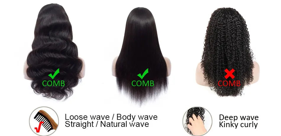 360 Lace Front Wig Human Hair Water Wave Invisi Strap Snug Fit 360 Transparent Lace Frontal Wigs Pre Cut Lace Wig Bleached Knots