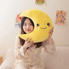 25cm New Sky Style Funny Moon Soft Plush Toy Baby Cute Throw Pillow Comfort Dolls Home Decor Xmas Gift Kids