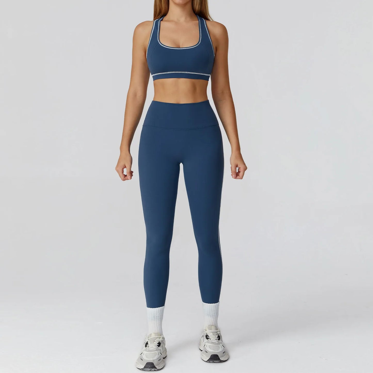 Yoga Set 2/3PCS Sports Outfits Women Clothes Fitness Tracksuit Gym Legging Workout Long Sleeved Female Bra Yoga Suit Sportswear