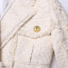 TWOTWINSTYLE Solid Temperament Blazers For Women Notched Collar Long Sleeve Patchwork Single Button Vintage Blazer Female Style
