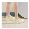2025 New spring shoes for women green trainers platform lace up sneakers woman hip hop chunky sports shoes faux leather sneaker