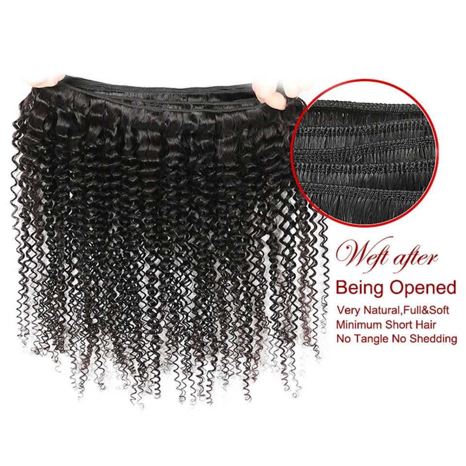 Indian Kinky Curly Bundles Human Hair Weaving Natural Color 1//3/4 Bundles Deal  Jerry Curly Human Hair Extensions Wholesale