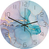 Funny Frog Acrylic Wall Clock Beach Starfish Record Marble Cat Retro Wall Decoration Clocks for Living Room Bedroom Office Home