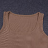 Sleeveless Knit Bodysuit Hot Summer Sexy Bodycon Off Shoulder Halter Tops Casual Street Bodice For Women ClubWear