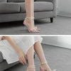 Liyke Sexy White String Bead Women Transparent High Heels Summer Fashion Butterfly-Knot Clear Sandals Pointed Toe Shoes Pumps