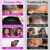 13x4 Glueless Lace Front Wig Human Hair Straight 13x6 HD Transparent Lace Frontal Wigs Short Bob Wig For Women Remy 250% Density