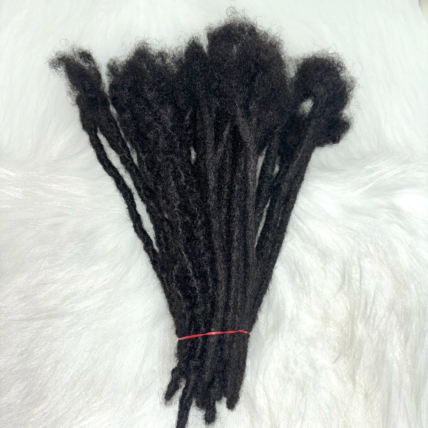 Dreadlock Extensions Real Human Hair For Man/Women 0.6cm Wedth Permanent Loc Extensions 20 Strands 8 Inch Brazilian Dreadlock