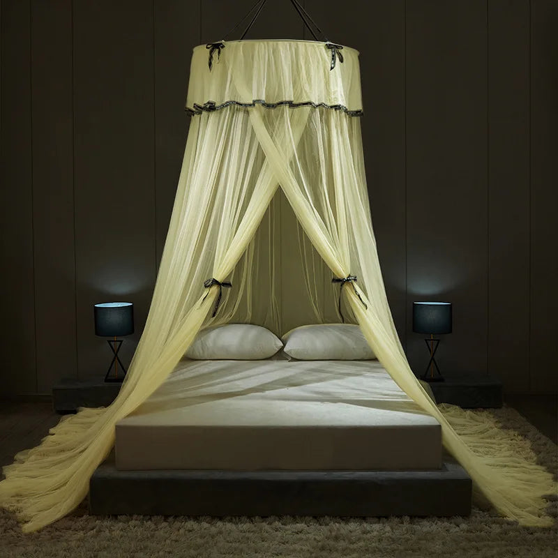 Baby Canopy Mosquito Net Bed Canopy Curtain Bedding Crib Netting Pink Girls Princess Play Tent for Kids Children Room Decoration