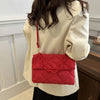 Acrylic Chain Crossbody Square Bags Casual Flap Women Commute Bags Quilted All-match Winter Large Capacity for Girls Shopping
