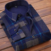High Quality Men's Clothing 2024 Men Long Sleeve Thick Warm Shirt Tops Fashion Men Print Handsome Versatile Shirts Formal Shirts