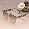 2024 new top luxury fashion sunglasses for women trendy street style quality anti-ultraviolet sunglasses(DS-8829)