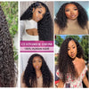 Kinky Curly U V Part Wig Human Hair No Leave Out No Glue Brazilian Deep Curly Wave U Part Human Hair Wig for Women 180% Density
