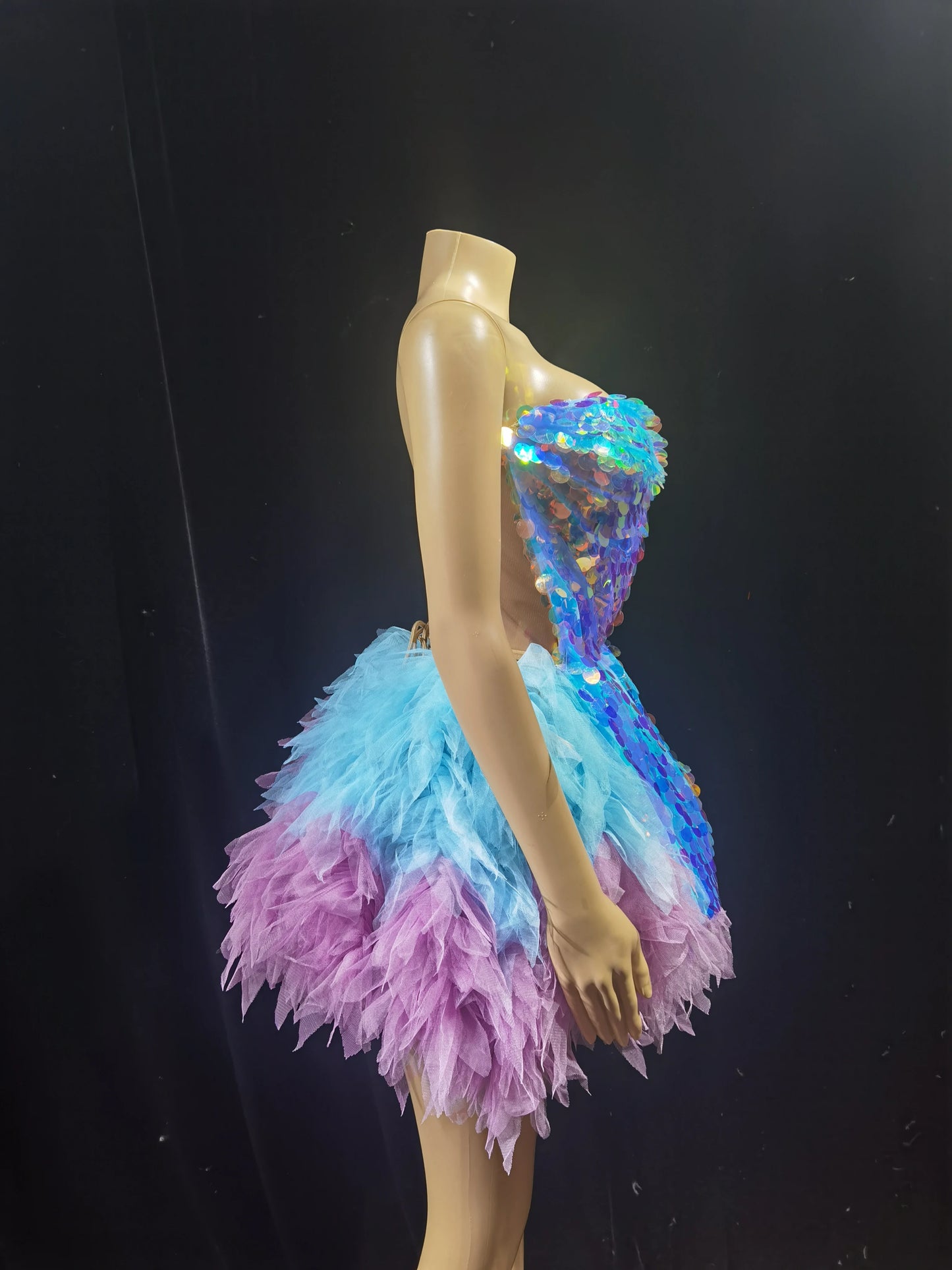 Heavy Industry Diamond Skincare DressEvent Party Performance Nightclub StageD] Singer Model G0G0 sexyPerformance Dress