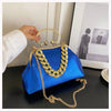 2024 Luxury Women Gold Green Chain Messenger Bags PU Leather Shoulder Bags Shell Clip Designer Handbag And Purse Wedding Clutch