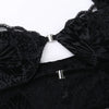FAGADOER Sexy Lace See Through 2 Piece Sets Woman Outfit Hollow Out Crop Top + Flare Pants Female Y2K Streetwear Summer Spring
