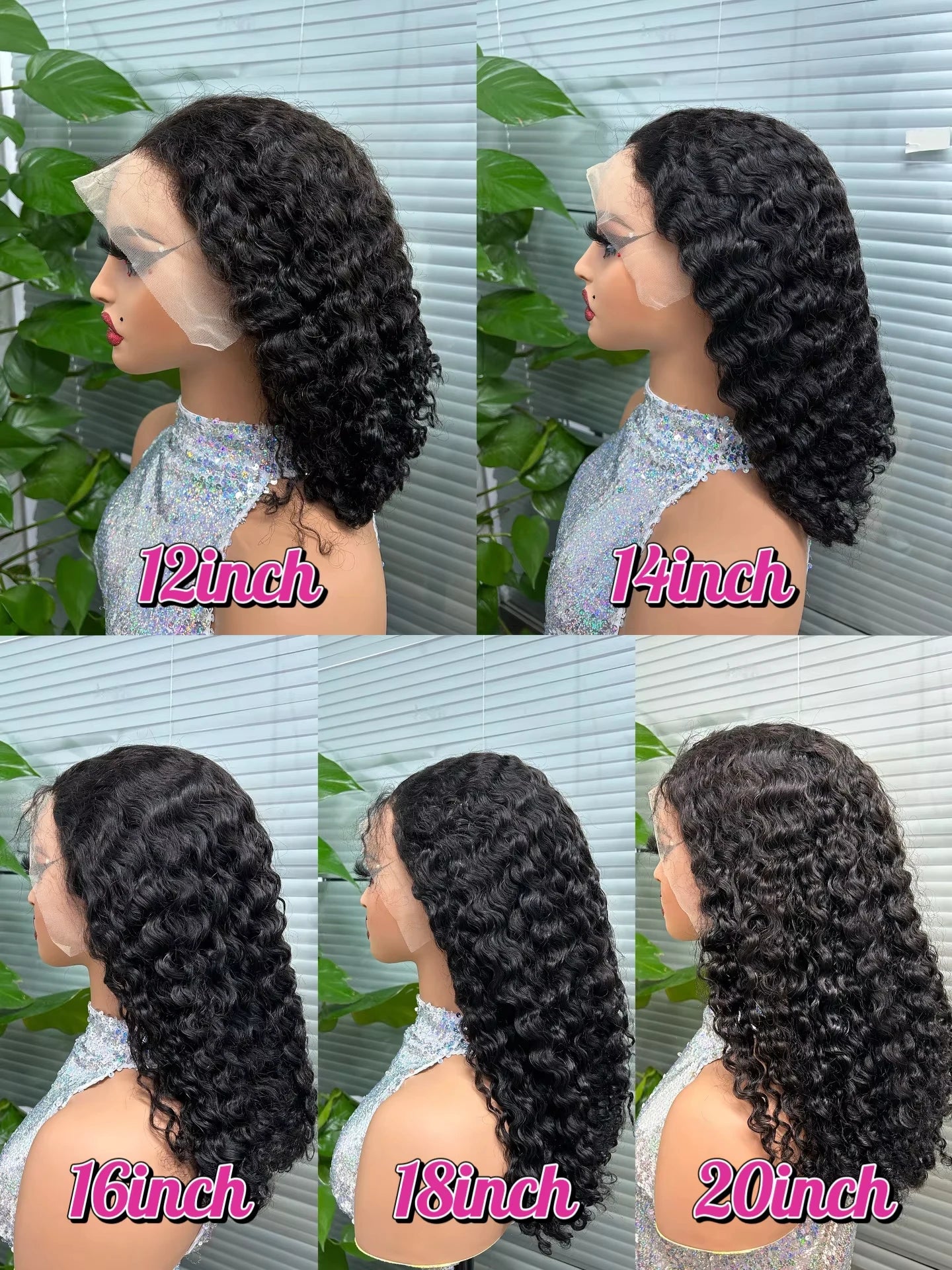 Natural Black 12A Double Drawn Burmese Curly Bob Human Hair Wigs for Women 250% Density Bouncy Curly Remy Human Hair Wigs