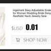 Ingemark Exaggerated Chunky Heavy Metal Twisted Torques Choker Necklace for Women Spiral Big Chain Grunge Jewelry Steampunk Men