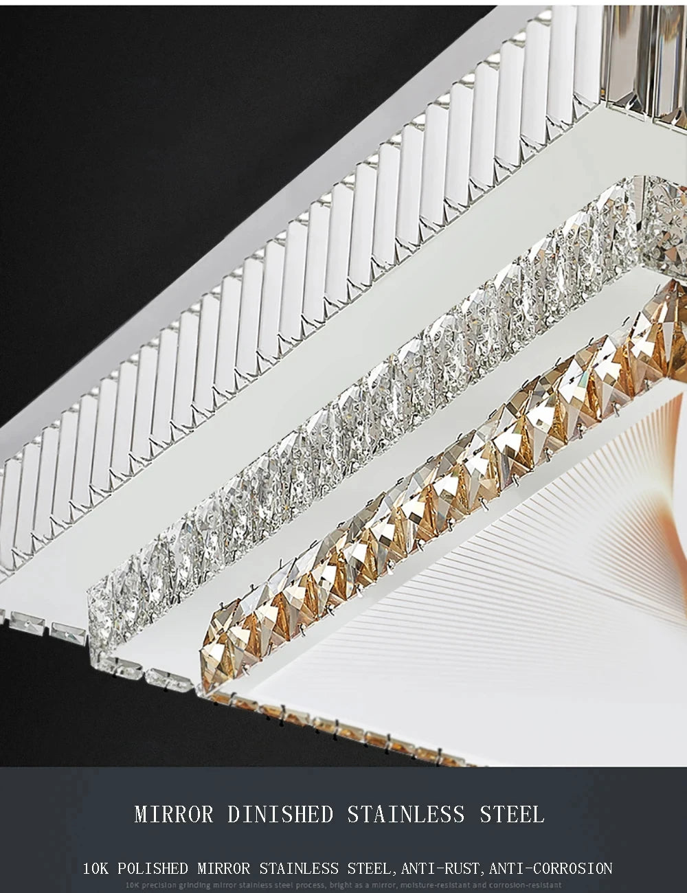 Luxury Ceiling Chandelier Gold Modern Led Lights Home Decor K9 Crystal Lustre for Living Room Bedroom Bathroom Home Appliance