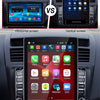 For Tesla Style 2 Din Android 14 Car Radio For Nissan Hyundai Kia Toyota Multimedia Video Player Navi Stereo Carplay Mirror link